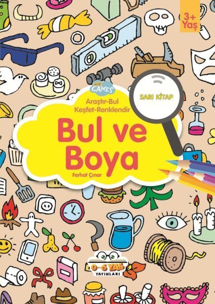 Bul ve Boya Sarı Kitap  (4022)