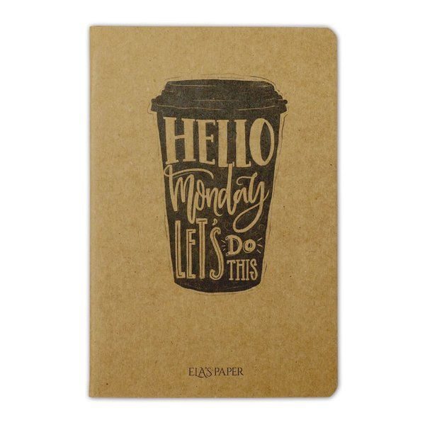 Hello Monday Coffee - Defter  (4022)