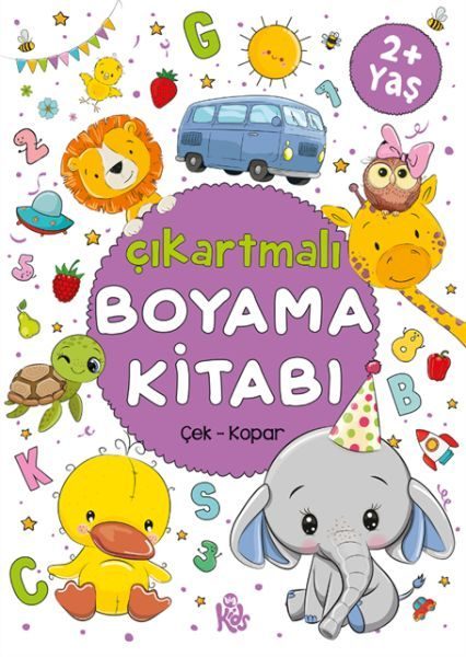 Çıkartmalı Boyama Kitabı - 2 Yaş +  (4022)