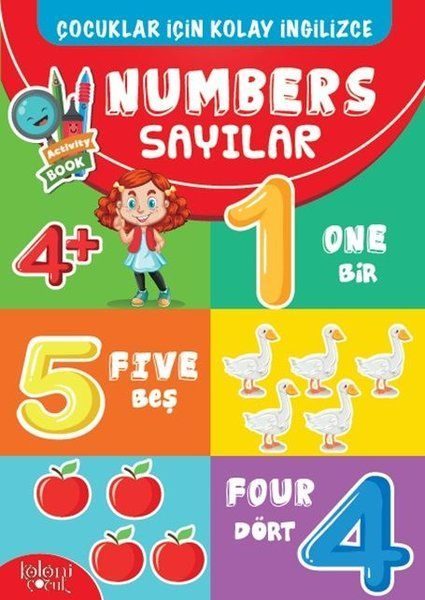 Çocuklar İçin Kolay İngilizce - Numbers Sayılar  (4022)