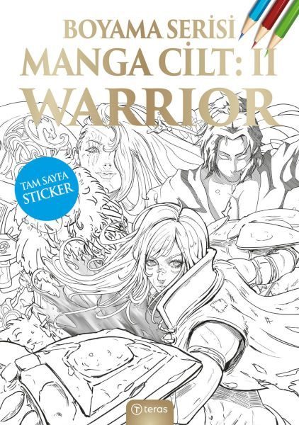 Manga Boyama Cilt II: Warrior  (4022)