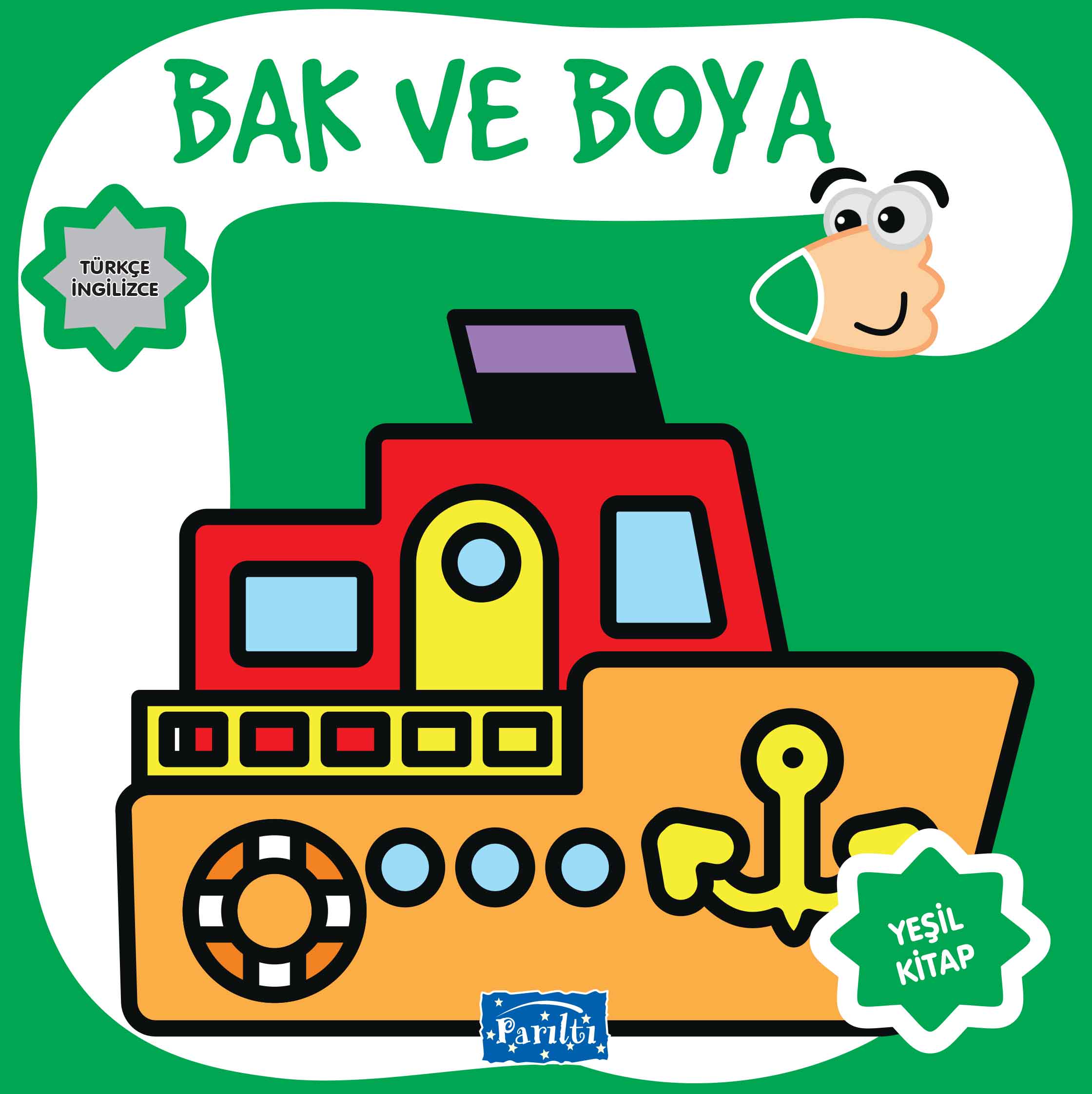 Bak ve Boya Yeşil Kitap  (4022)