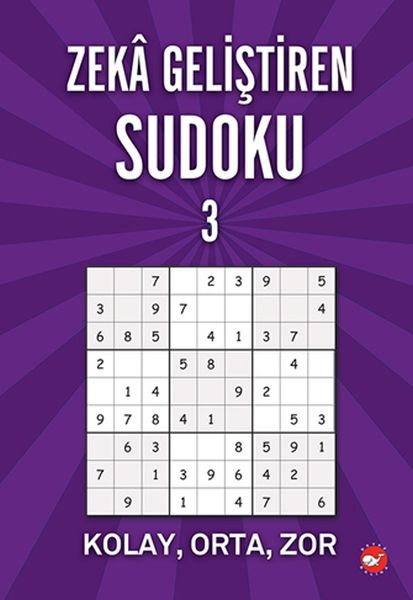 Zeka Geliştiren Sudoku 3 - Kolay - Orta - Zor  (4022)