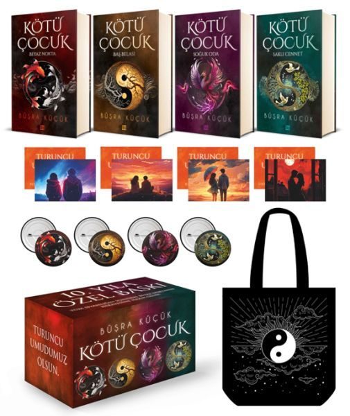 Kötü Çocuk Serisi 4 Kitap Takım (Kutulu Ciltli Set)  (4022)