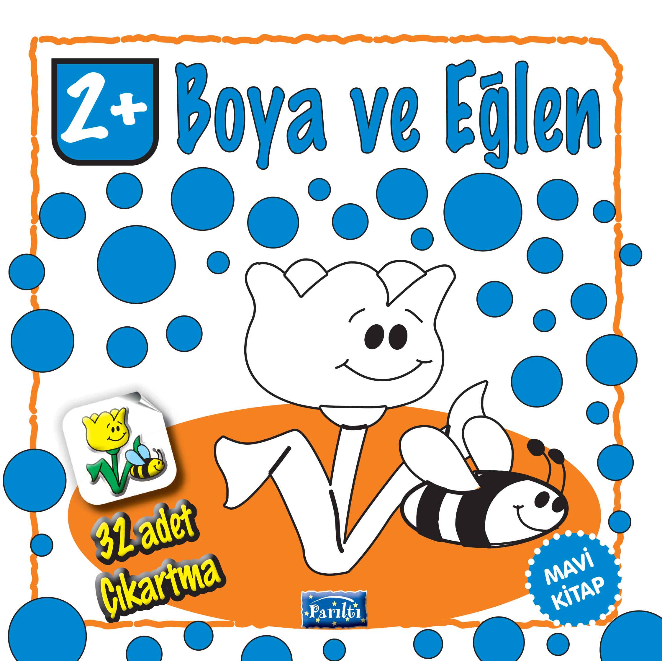 Boya ve Eğlen Mavi Kitap  (4022)