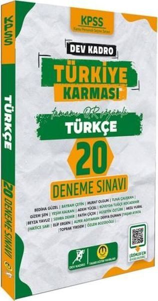 Tasarı Yayınları KPSS Türkiye Karması Türkçe 20 Deneme  (4022)