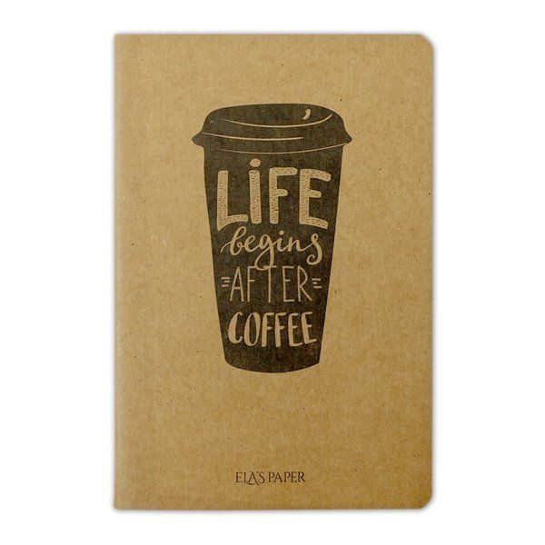 Life Begins Coffee - Defter  (4022)