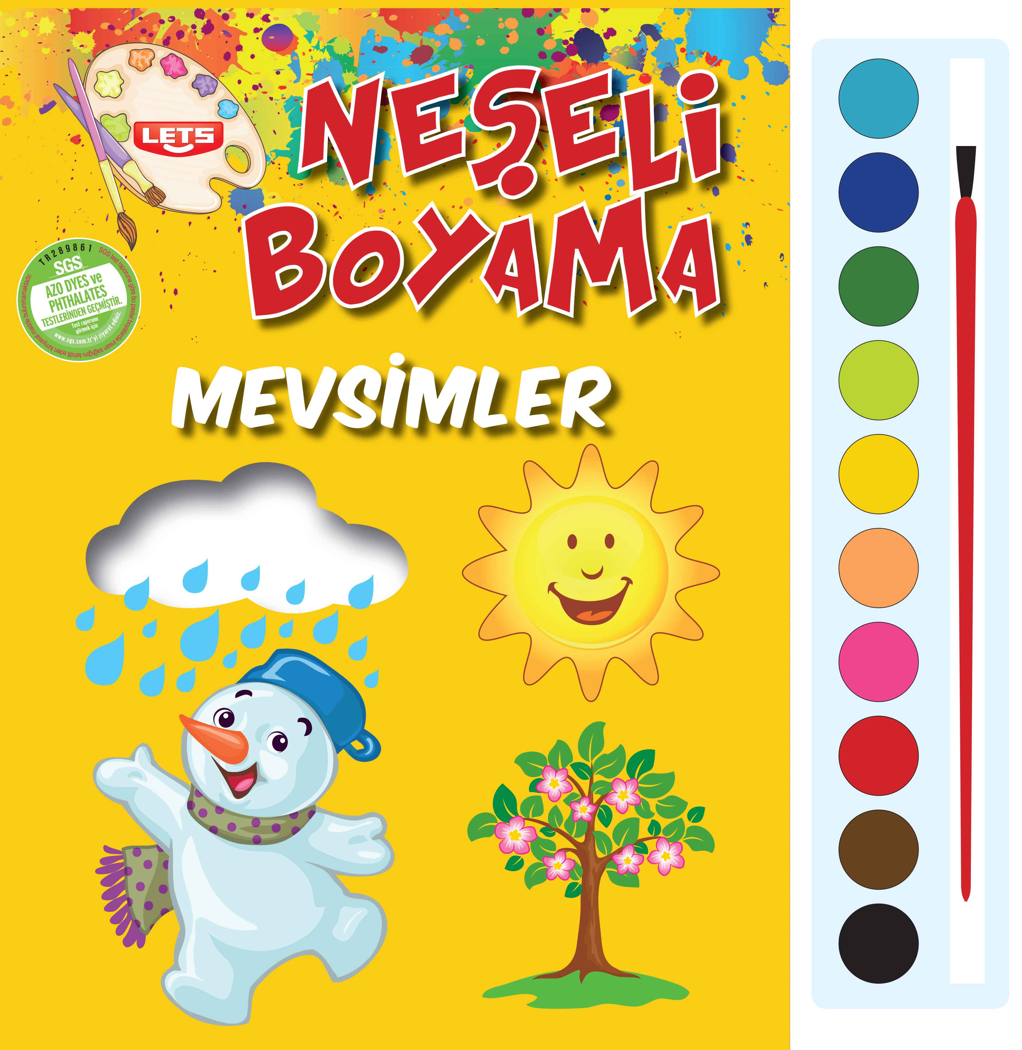 Neşeli Boyama - Mevsimler  (4022)