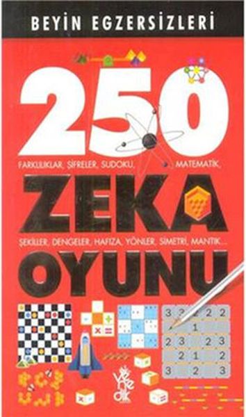 Beyin Egzersizleri-1 250 Zeka Oyunu - Venedik Yayınları  (4022)