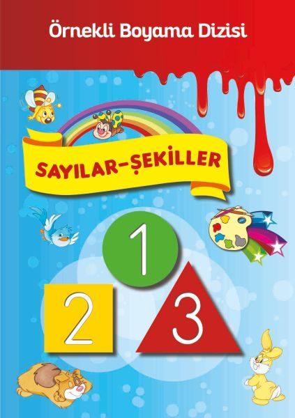 Örnekli Boyama - Sayılar - Şekiller  (4022)