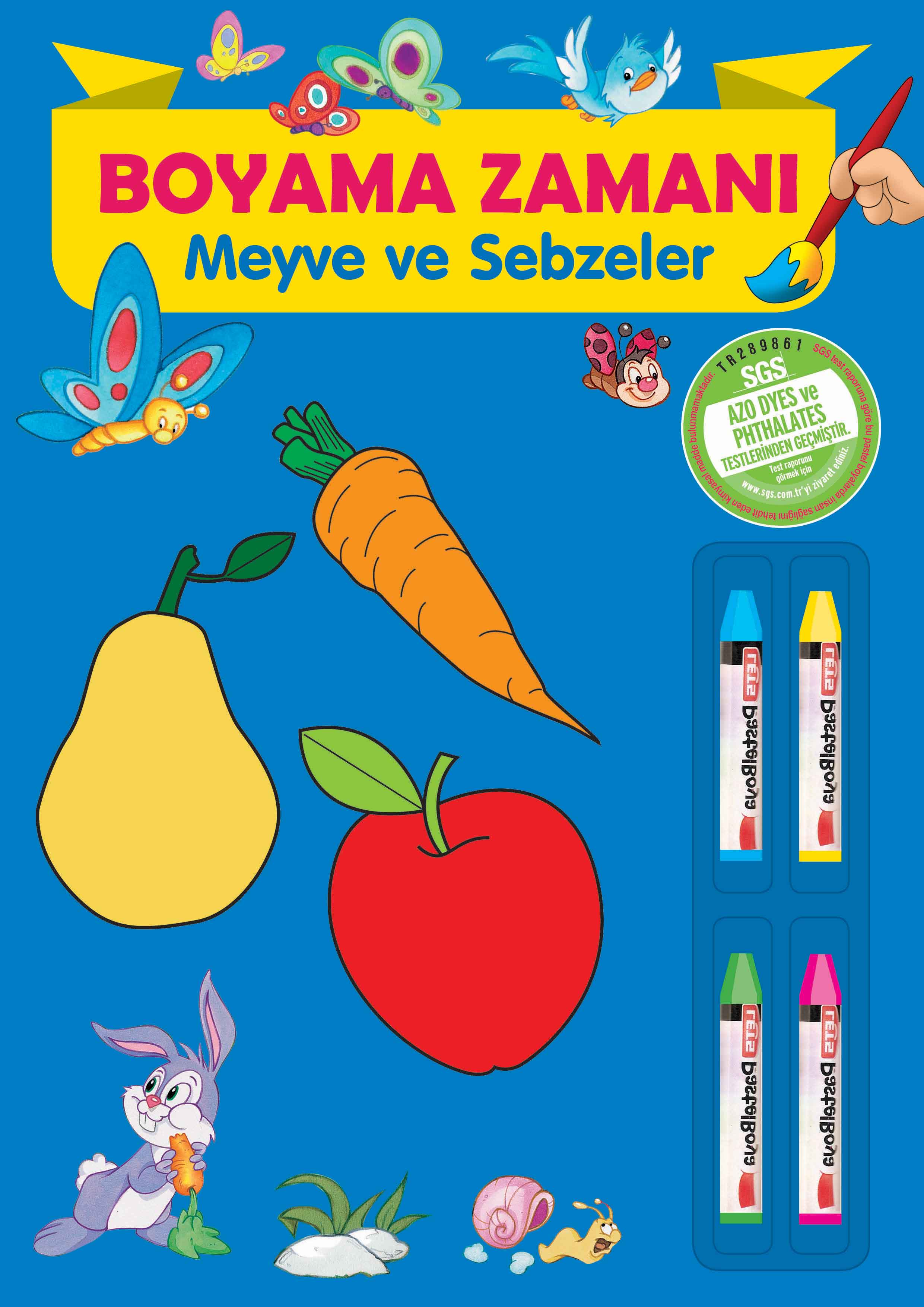 Boyama Zamanı: Meyve ve Sebzeler  (4022)