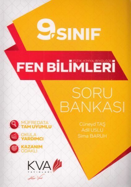 KVA 9. Sınıf Fen Bilimleri Soru Bankası (Yeni)  (4022)