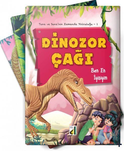 Tuna ve Suna'nın Zamanda Yolculuğu - Dinozor Çağı (10 Kitap Takım)  (4022)