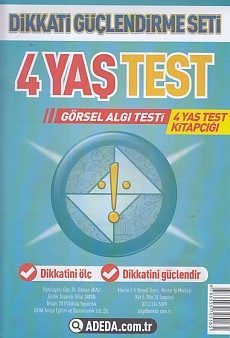 Dikkati Güçlendirme Seti 4 Yaş Test  (4022)