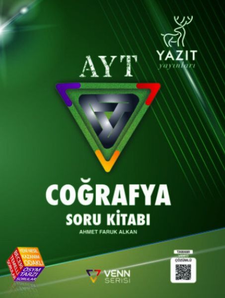 Yazıt AYT Coğrafya Venn Serisi Soru Kitabı  (4022)