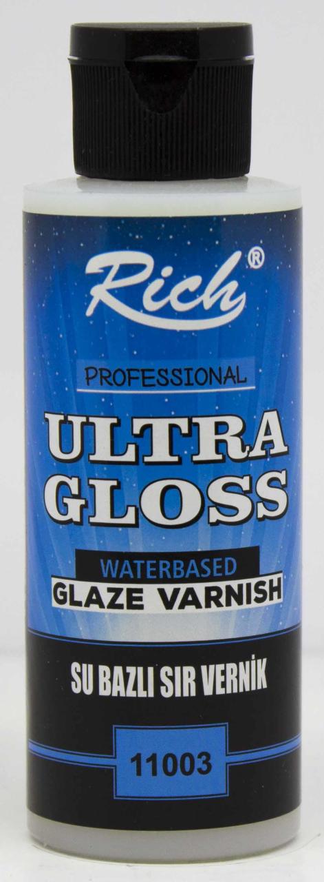 CLZ202 Rich Ultra Gloss Su Bazlı Sır Vernik 120 cc