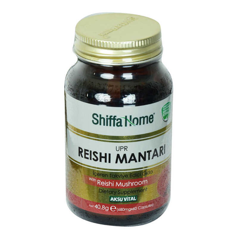 CLZ214 Shiffa Home UPR Reishi Mantarı Diyet Takviyesi 680 Mg x 60 Kapsül