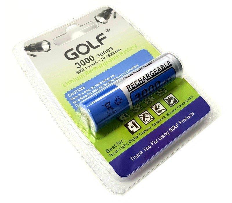 CLZ202 Golf 18650 Şarjlı Pil 3.7 Volt 1500 mAH