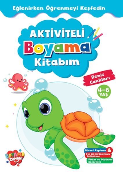 Aktiviteli Boyama Kitabı Deniz Canlıları  (4022)