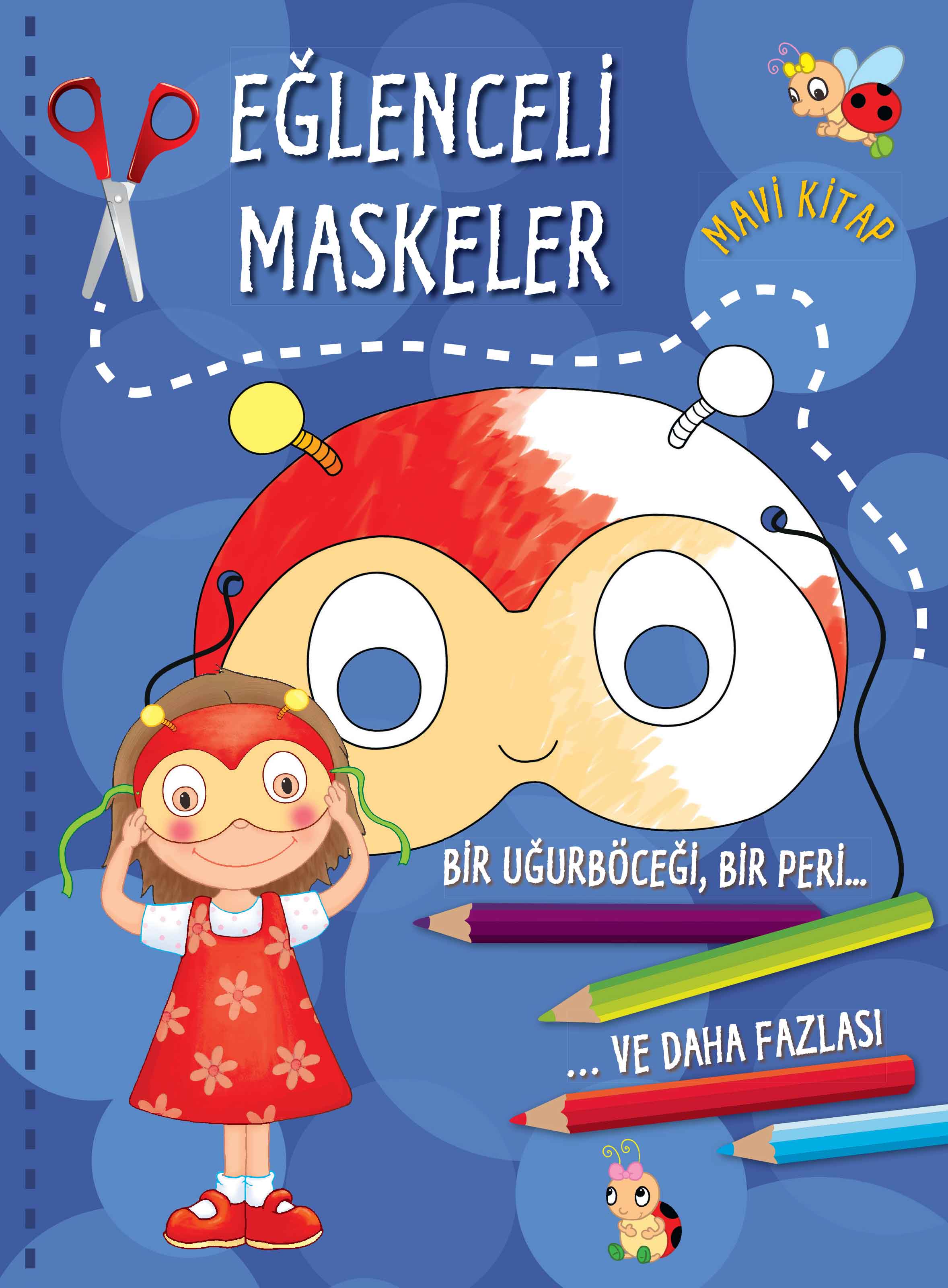 Eğlenceli Maskeler (Mavi Kitap)  (4022)