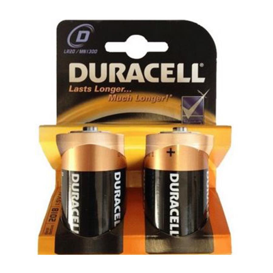 CLZ202 Duracell Alkalin D Büyük Boy Pil 2 li Ambalaj