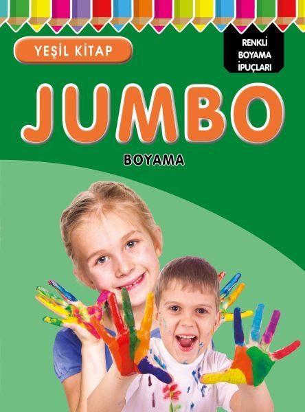 Jumbo Boyama Yeşil Kitap  (4022)