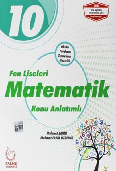 Palme 10.Sınıf Fen Liseleri Matematik Konu Anlatımlı (Yeni)  (4022)