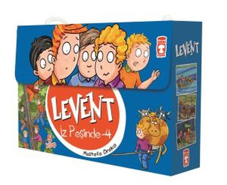 Levent İz Peşinde - 4 Set (5 Kitap)  (4022)