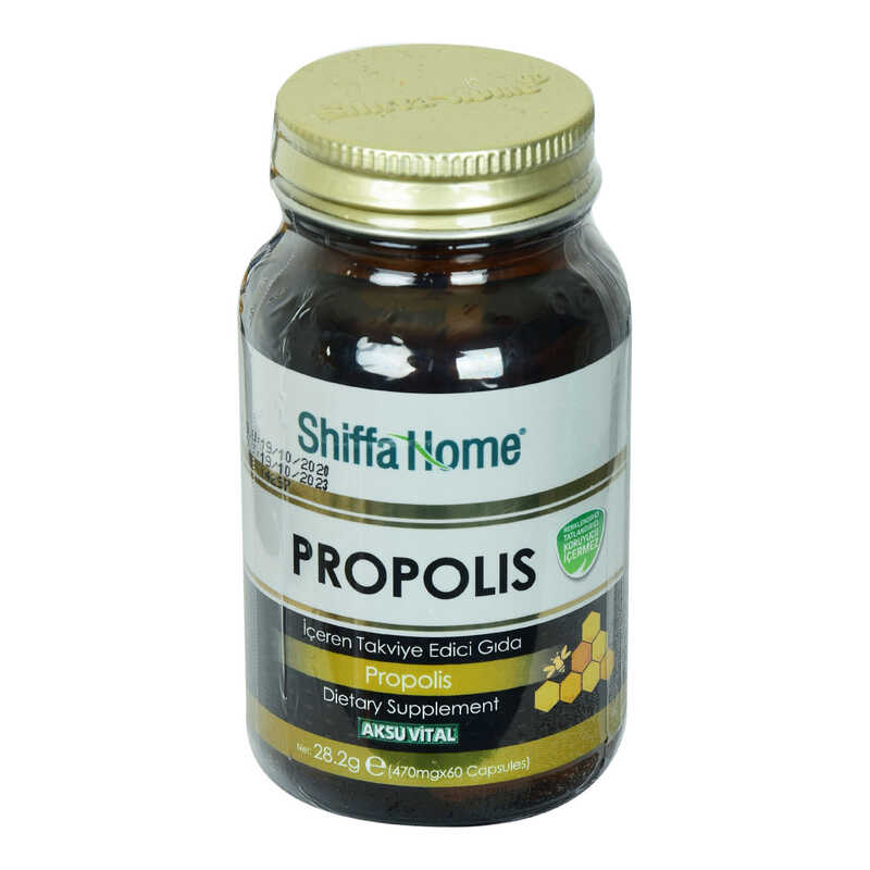 CLZ214 Shiffa Home Propolis Diyet Takviyesi 470 Mg x 60 Kapsül