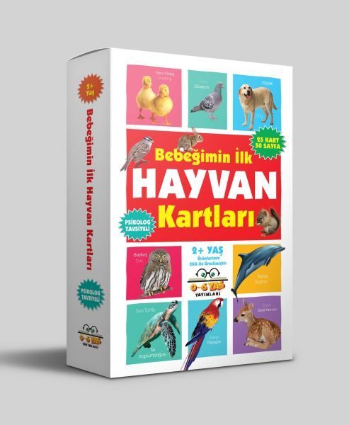 Bebeğimin İlk Hayvan Kartları (2+ Yaş)  (4022)