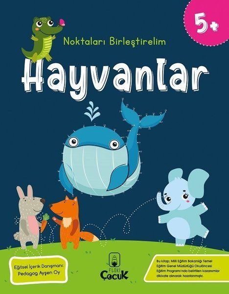 Noktaları Birleştirelim - Hayvanlar +5 Yaş  (4022)