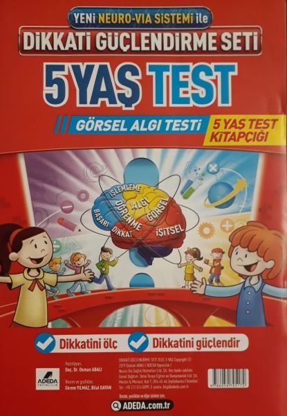 Dikkati Güçlendirme Seti 5 Yaş Test  (4022)