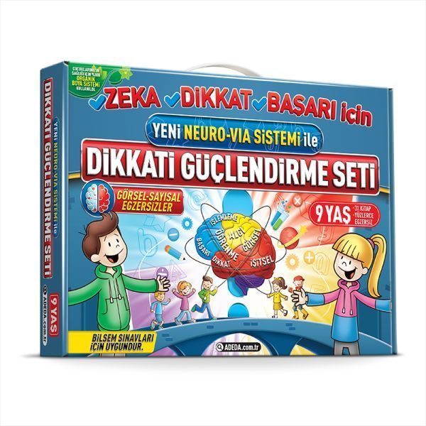 Dikkati Güçlendirme Seti  3. Sınıf – 9 Yaş- Neuro-Via  (4022)