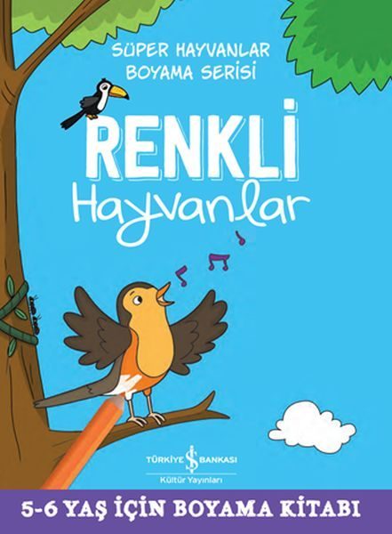 Renkli Hayvanlar - Süper Hayvanlar Boyama Serisi  (4022)