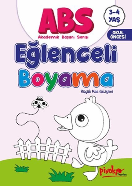 ABS 3-4 Yaş Eğlenceli Boyama  (4022)