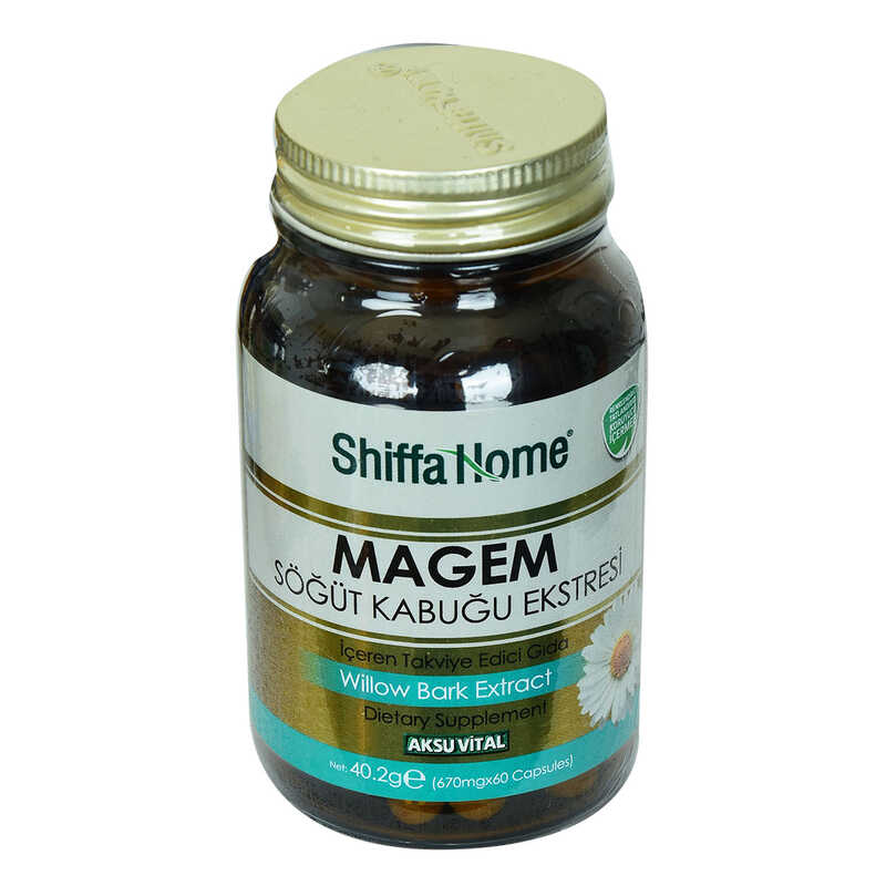 CLZ214 Shiffa Home Magem Söğüt Kabuğu Ekstresi 670 Mg x 60 Kapsül