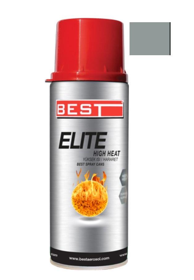 CLZ202 Best Elite Gümüş 600 C Isıya Dayanıklı Sprey Boya 400 ml