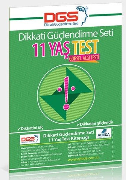 Dikkati Güçlendirme Seti 11 Yaş Test  (4022)