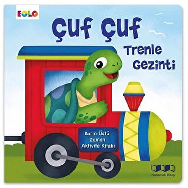 Çuf Çuf Trenle Gezinti - Karın Üstü Zaman Aktivite Kitabı  (4022)