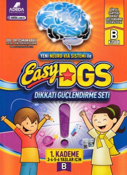 EASY Dikkati Güçlendirme Seti 3-6 yaş B Kitapçığı  (4022)