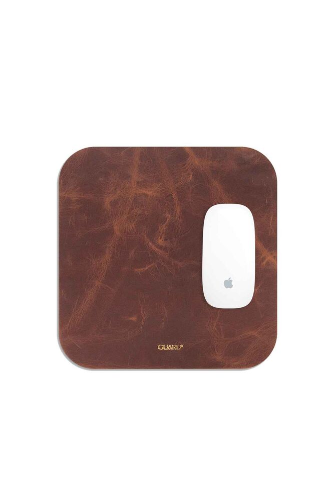 CLZ359  Antik Taba Deri Mouse Pad 30 x 27 Cm