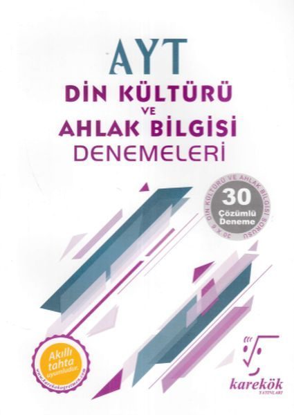 Karekök AYT Din Kültürü ve Ahlak Bilgisi Denemeleri (Yeni)  (4022)