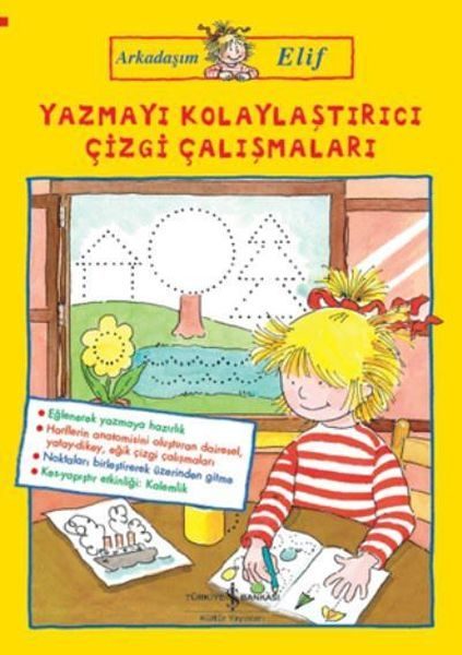 Arkadaşım Elif - Yazmayı Kolaylaştırıcı Çizgi Çalışmaları  (4022)