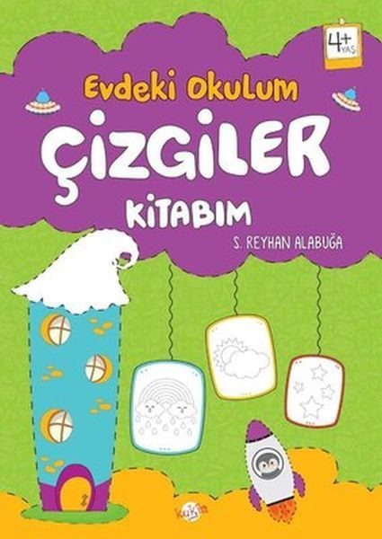 Evdeki Okulum Çizgiler Kitabım 4+Yaş  (4022)