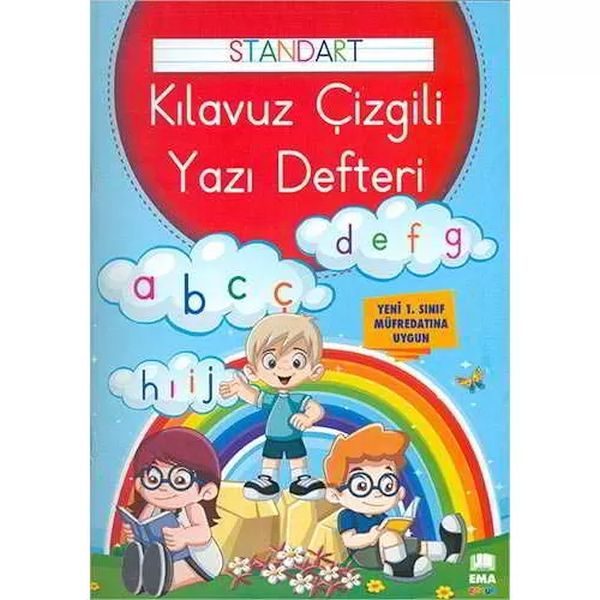 Renkli Standart Çizgili Yazı Defteri A4 Ebat  (4022)