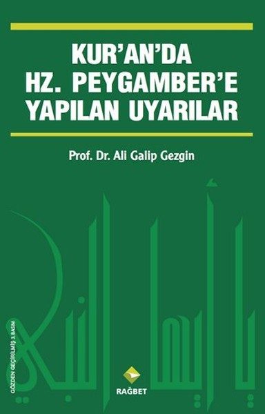 Kur'an'da Hz.Peygamber'e Yapılan Uyarılar  (4022)