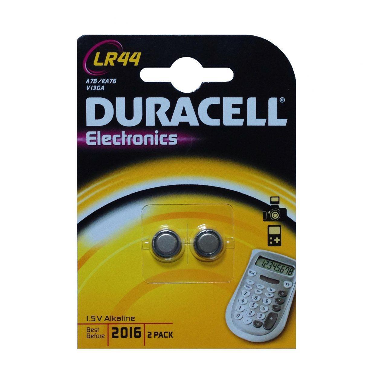 CLZ202 Duracell LR44/AG13/A76 1.5 Volt Alkalin Pil 2'li Paket