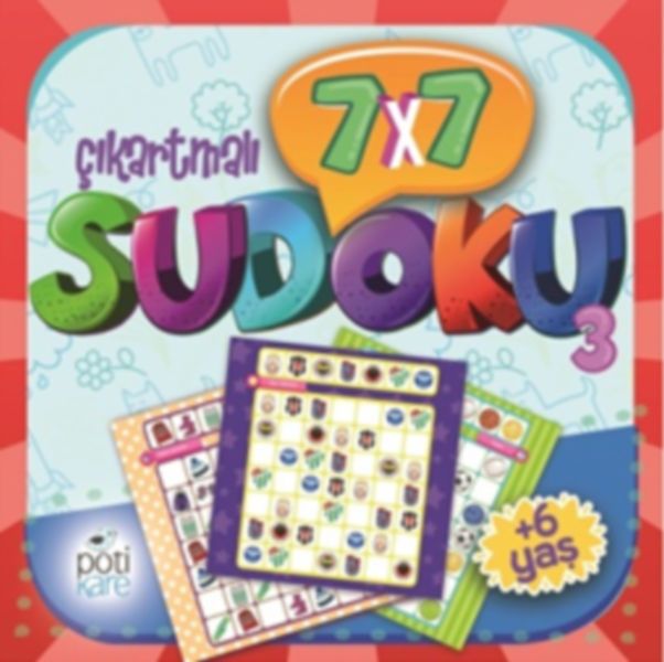 7 x 7 Sudoku - 3 (Çıkartmalı)  (4022)