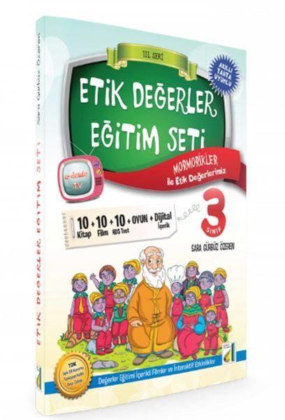 Damla 3. Sınıf Etik Değerler Eğitim Seti  (4022)