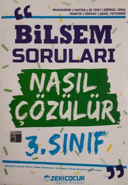 Zeki Çocuk 3. Sınıf Bilsem Soruları Nasıl Çözülür (Yeni)  (4022)